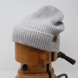 The Recycled Reberty - 100% Cashmere - Thick Knit Beanie