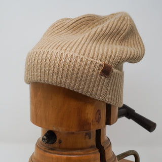 The Recycled Reberty - 100% Cashmere - Thick Knit Beanie