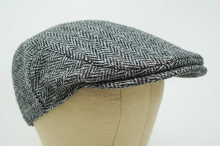 The Nevis - Casquette Plate Harris Tweed