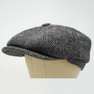 The Tyrone - Casquette Gavroche en Tweed Irlandais