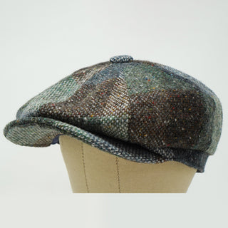 The Tyrone Patchwork - Irish Tweed Newsboy Cap