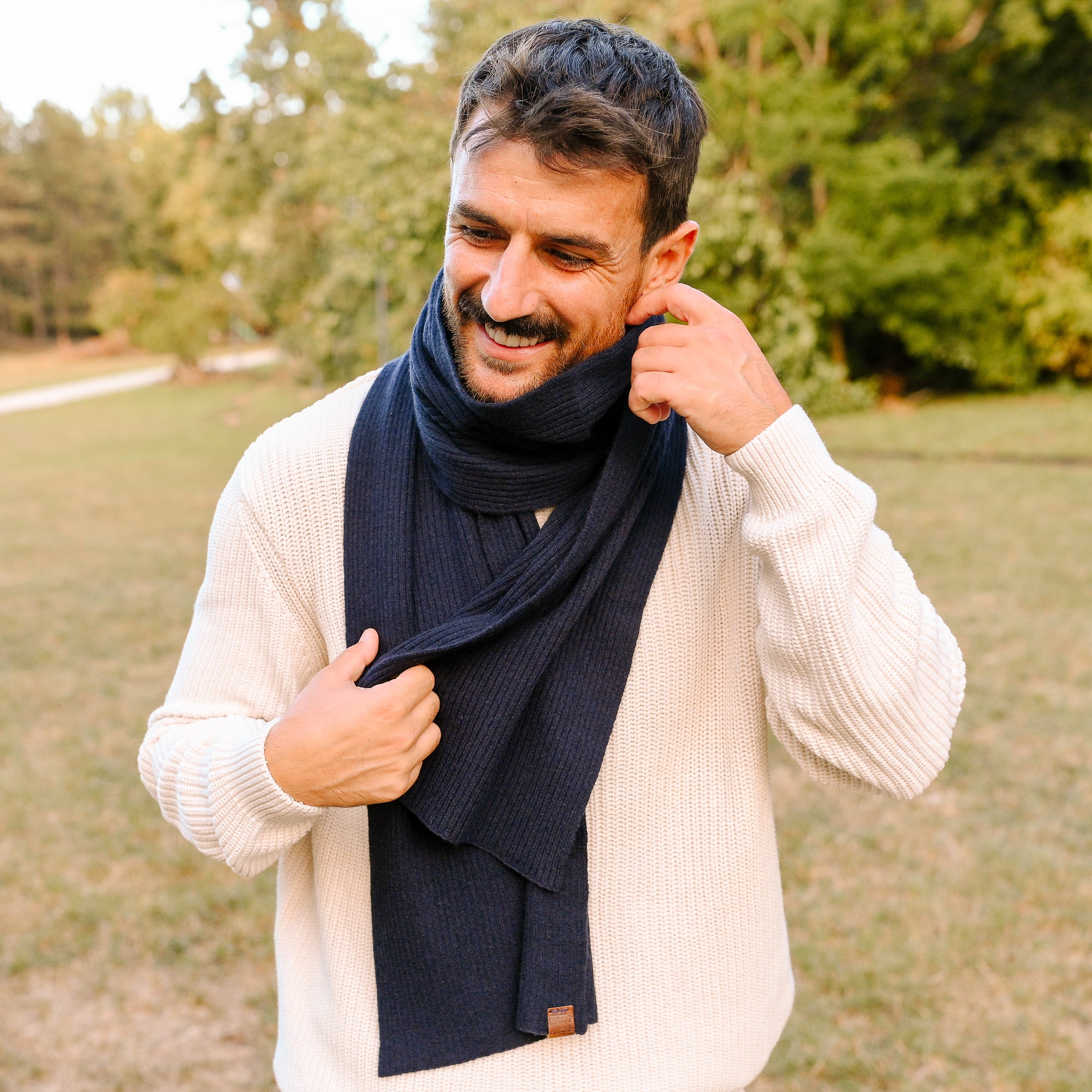 Wool Best Mens Scarf Pure Cashmere Scarf 100% Cashmere Made In