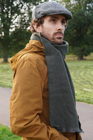 Irish Lambswool Scarf - 100% Sheeps Wool - Made in Ireland
