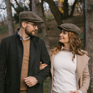 The Lomond - Casquette Newsboy Harris Tweed