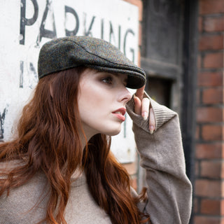 The Nevis - Harris Tweed Flat Cap