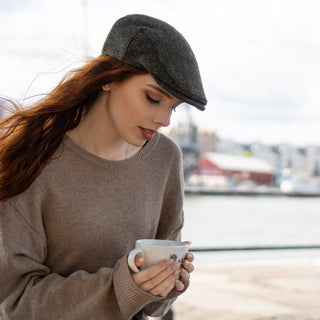 The Nevis - Harris Tweed Flat Cap