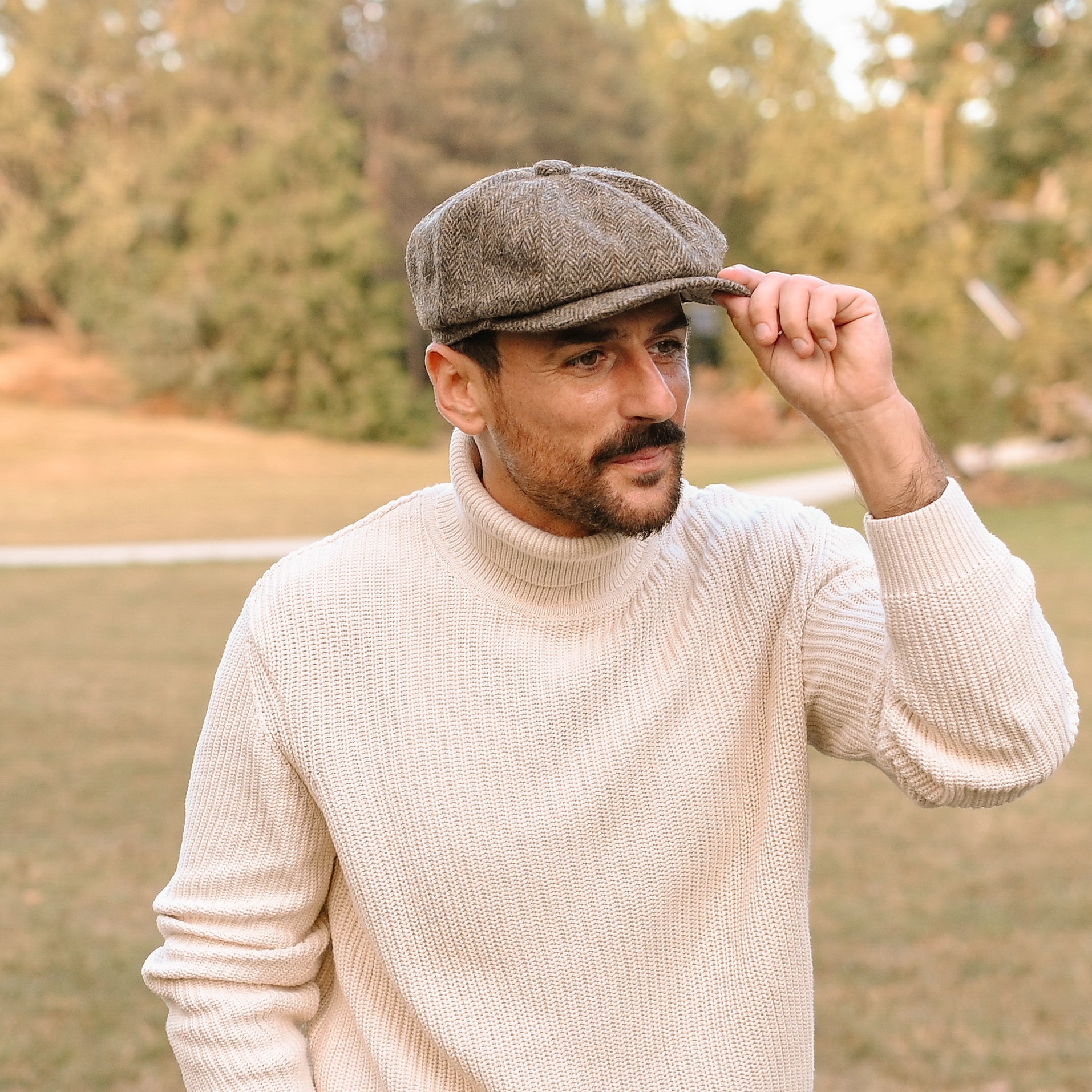 The Lomond Newsboy Harris Tweed Cap – Borges Scott