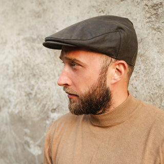 The Drake - Casquette plate traditionnelle en cire imperméable