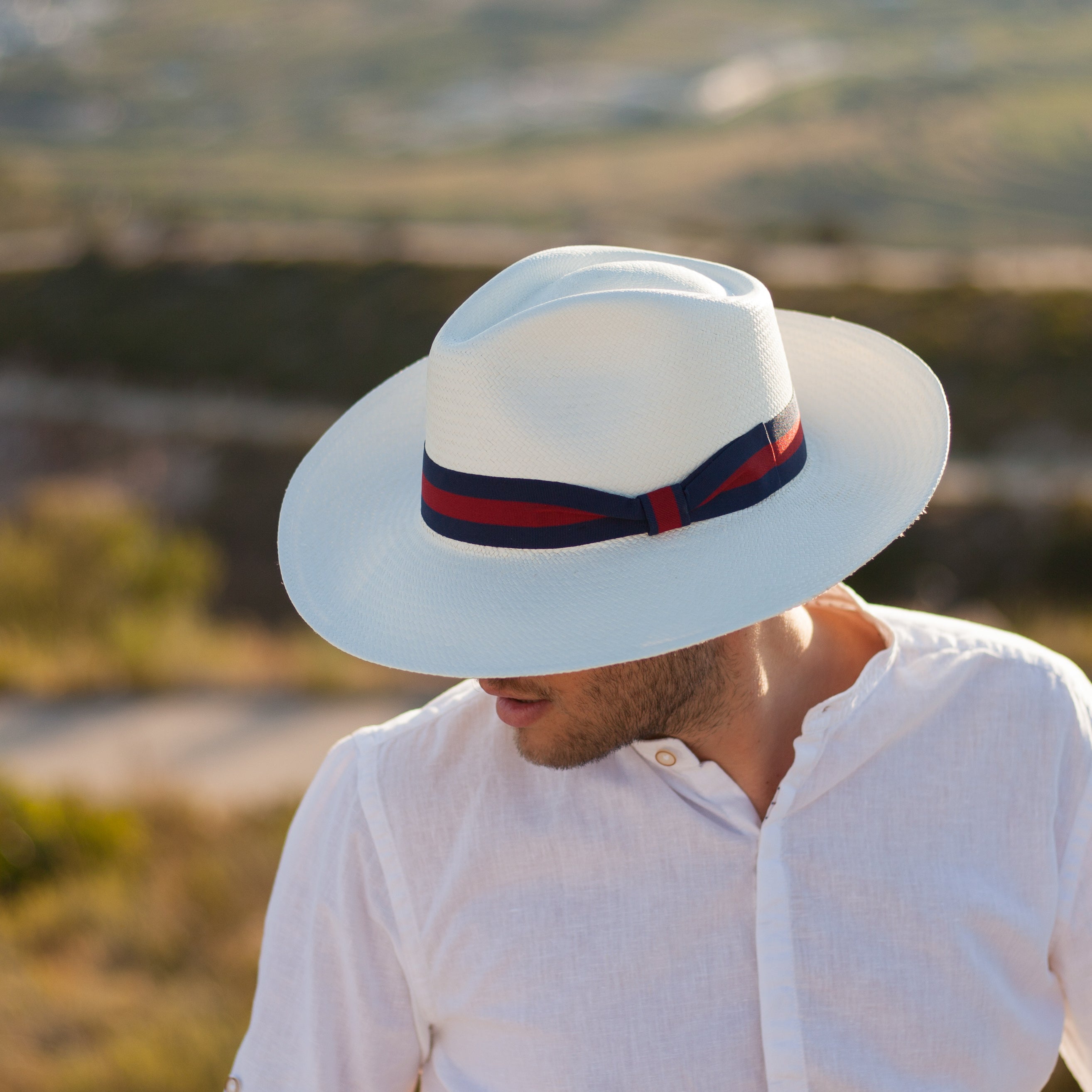 The Safari Wide Brim Teardrop Panama Hat Harder Wearing
