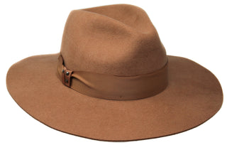 The Austin - Ladies Felt Hat with Ribbon Trim