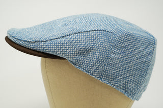 Die Sloan Atlantic - Kappe aus irischem Tweed und Leder