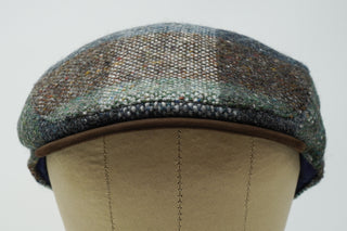 The Sloan Patchwork - Irish Tweed and Leather Cap