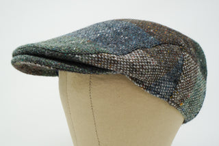 The Galway Patchwork - Irish Tweed Flat Cap