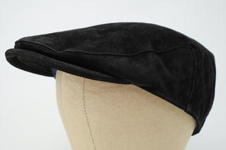 The Tanner - Leather Flat Cap - Soft Pigskin Leather Cap