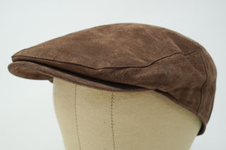 The Tanner - Leather Flat Cap - Soft Pigskin Leather Cap