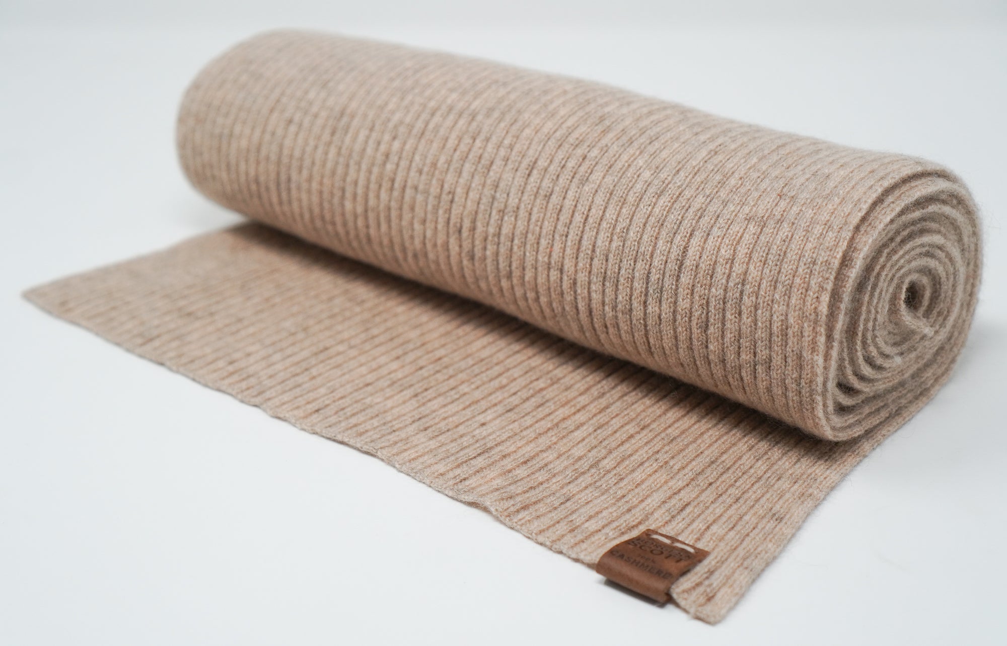 Sciarpa In Cashmere Fatta A Mano Dal Nepal - Stola Multifunzione Beige - Namaste Kids Help Shop - Foto 2