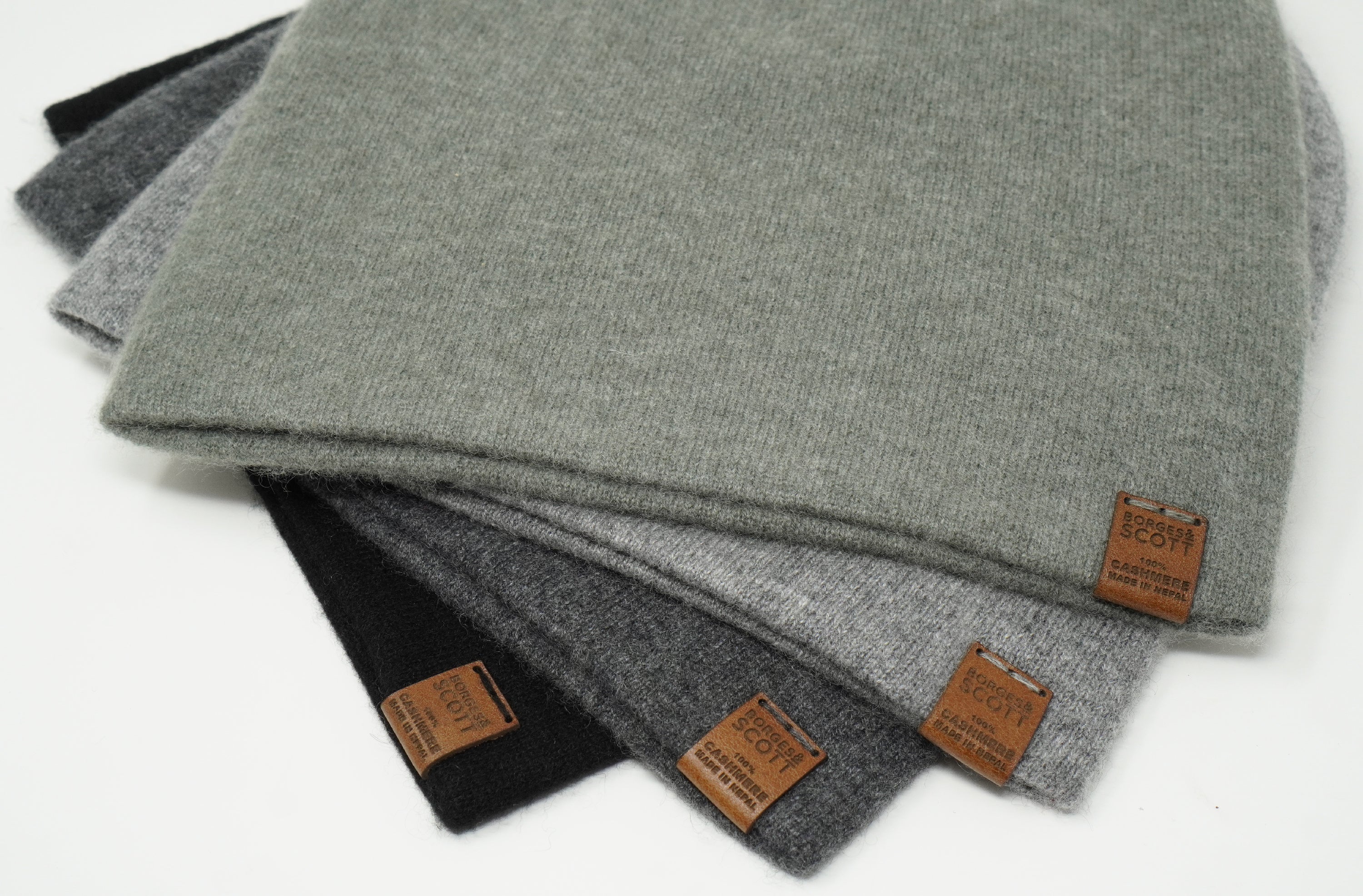 Coperta 100% Cashmere Borges & Scott - Plaid Multi-patch Morbido, 140x160cm, Confezione Regalo - Foto 9